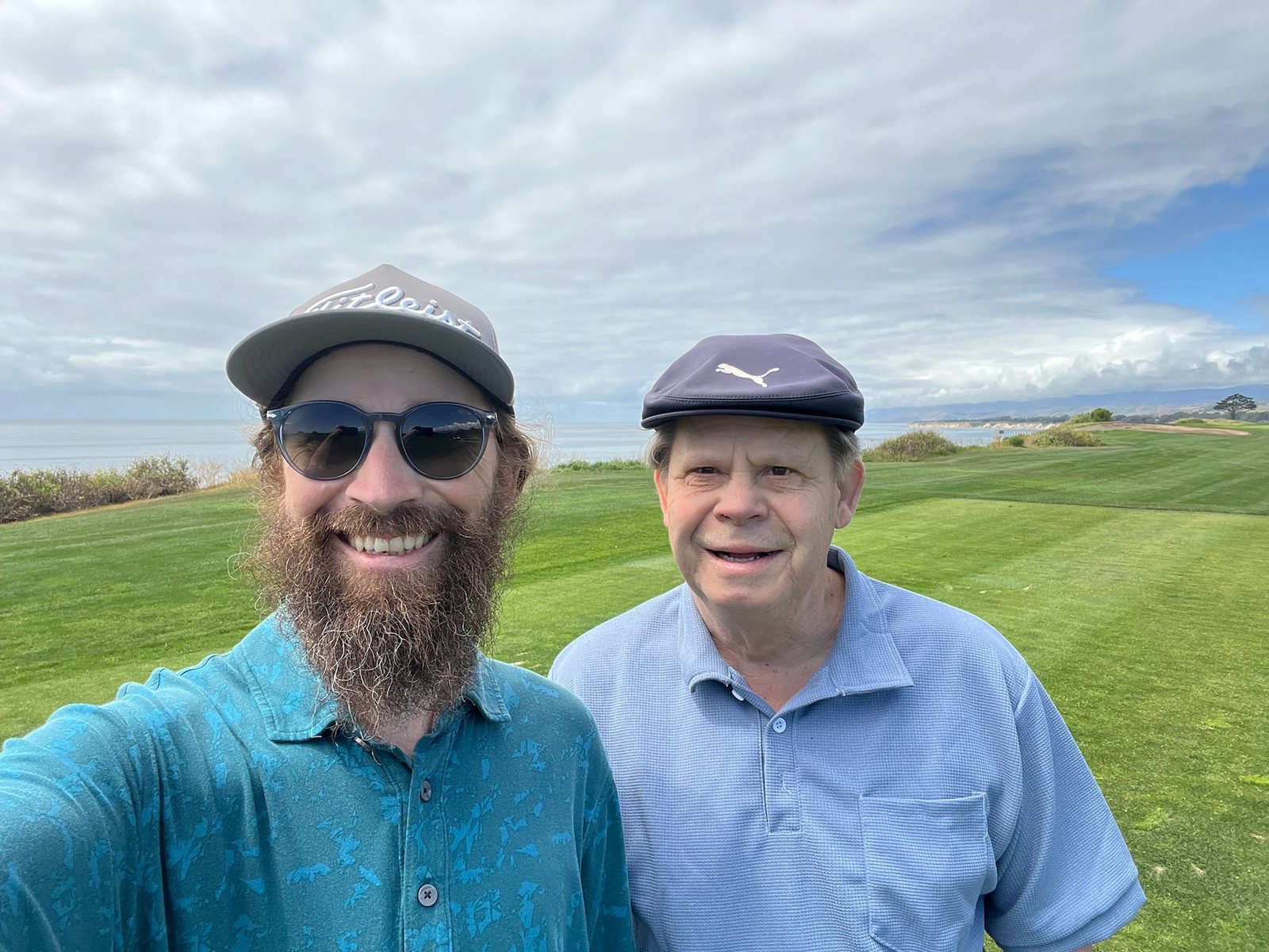 On the golf course