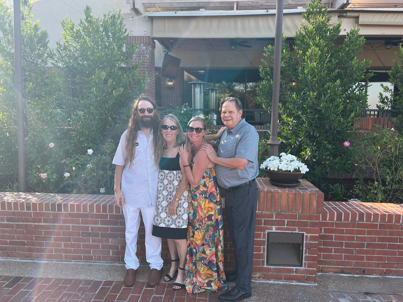 With family